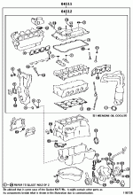 ENGINE OVERHAUL GASKET KIT 1